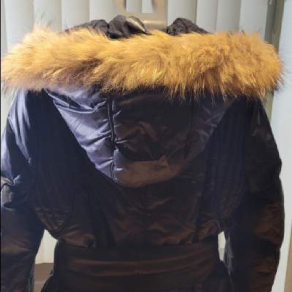 Navy Blue Rudsak Coat - Picture 3 of 10